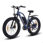 Spatial v�lo �lectrique 26 * 4 bleu - batterie 48v13ah - moteur 1000w - shimano 7 vitesses - vtt ville ...