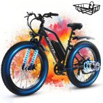 Spatial v�lo �lectrique 26 * 4 pneus tout terrain - moteur 1000w - batterie 48v / 13ah - autonomie 110km ...
