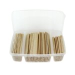 Spatule cire assortiment x400 - assortiment de 400 spatules pour cire  piler