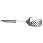 Spatule de cuisine ajoure en inox 33 cm fackelmann elemental