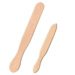 Spatules de cuisine - bon app�tit - set de 2 - 29 cm & 38 cm - bois naturel - anti - rayure