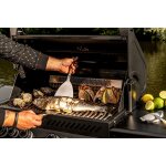 Spatule plancha - forged - churrasco - acier inoxydable s - 345 x 165 x 455 cm