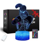 Spider hero man jouetveilleuse enfants 3d lampe de chevet chambre 16 couleurs changeantes avec télécommande ... Spider hero man jouetveilleuse enfants 3d lampe de chevet chambre 16 couleurs changeantes avec télécommande ...