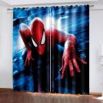 Spiderman rideaux occultants isolant thermique 2 pi�ces rideau occultants avec oeillet moderne rideaux ...