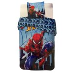 Spiderman - spider - man - marvel - disney - parure de lit - housse de couette 140x200 cm + taie - 65x65 ...