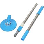 Spin mop pole handle rotating mop tlescopique remplacement poigne mop accessoires bleu