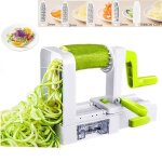 Spiralizer 5 lames coupe - lgumes pliable trancheuse spirale courgettes nouilles et lgumes ptes et ...