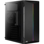 Bo�tier pc - aerocool - split 0000000 - noir - midi - tour - ventilateur 120 mm