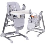 Le splity 3 en 1 : chaise haute balancelle transat. toutes options beige