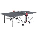 Sponeta - table tennis de table - table ping pong compacte - usage extérieur - gris et noir Sponeta - table tennis de table - table ping pong compacte - usage extérieur - gris et noir
