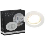 Spot encastrable plafond murid white ip20 rond blanc edo - aluminium - led - gu10 - contemporain - design ...