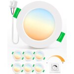 Spot d encastrable de plafond salle de bain dimmable extra plat trou 55mm - 68mm trou ?55 - 68mm dimmable ...