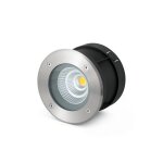 Spot encastré extérieur - faro - suria - gris - acier inoxydable - 12w - led intégrée Spot encastré extérieur - faro - suria - gris - acier inoxydable - 12w - led intégrée