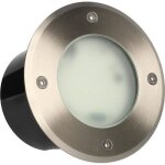 Spot led encastrable patio v2 - 9w - 3000k - 500lm - 130 mm - inox
