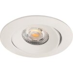 Spot led encastr� - aric - orientable - blanc - 5 w - 400 lm - 3000 / 4000 k