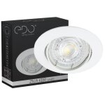 Spot de plafond encastrable r�glable ziva ker noir ip20 rond edo777312 edo