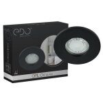 Spot de plafond - opil - ov noir - tanche ip44 - encastrable - aluminium - led