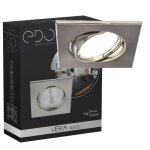 Spot de plafond r�glable - edo - viera - nickel - led - int�rieur - design contemporain