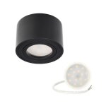 Spot de plafond - edo solutions - zalda ov black - led 48w - 3000k - aluminium noir Spot de plafond - edo solutions - zalda ov black - led 48w - 3000k - aluminium noir