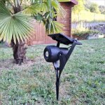 Spot solaire - premium - 300 lumens - aluminium - ip44 - �clairage blanc neutre