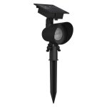 Spot solaire duracell - 15 lumens - finition plastique noir