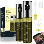 Spray huile cuisine - 2 pi�ces 100ml air fryer vaporisateur huile - pulverisateur huile cuisine - vert ...