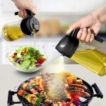Spray huile cuisine - non spécifié - 2 en 1 - 470ml - pulvérisateur - conception pratique Spray huile cuisine - non spécifié - 2 en 1 - 470ml - pulvérisateur - conception pratique