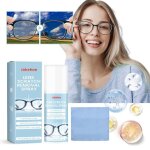 Spray nettoyant pour lunettes - anti - rayures - nettoyage de lunettes naturel pour une vue claire 2pcs ...