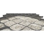 Stabilisateur de gravier 5cm hauteur (15x15cm) - 1x15m - 15m2