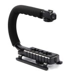 Stabilisateur portatif vido action en forme u - c poigne pour dv dc appareil photo reflex et camscope ...