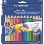 Staedtler 24 crayons aquarellables + pinceau