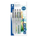 Pinceaux  rservoir deau - staedtler - set 949 - nylon - systme  valve - mixte