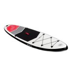 Stand - up paddle pure4fun basic sup 320 - gris / rouge / noir - pour adulte - charge maximale 150 kg ...