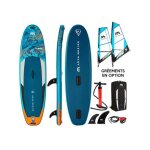 Stand up paddle windsurf gonflable aqua marina blade blanc
