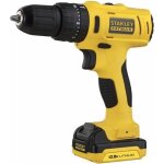 Stanley fatmax perceuse � percussion - fmc021s2 - qw - lithium 10. 8v - 2 batteries 1. 5 ah - jaune / ...