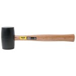 Stanley maillet manche bois tête caoutchouc 71mm Stanley maillet manche bois tête caoutchouc 71mm