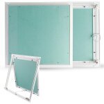 Star box - trappe de visite 400x400mm en pl�tre aluminium professionnelle qualit� - facilit� dacc�s conduite ...
