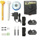 Star - petainer cloture electrique pour chien avec 2 colliers anti fugue