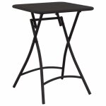 Star sale� table bistrot dext�rieur(1 pc) - pour 2 - 4 personnes - anthracite 55x55x725 cm t802