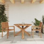 Star sale� table de jardin( 1 pc ) - table cuisine - �109x74 cm bois de teck solide t389