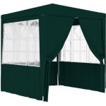 ?star - tonnelle tente de rception chapiteau de jardin avec parois latrales 25x25 m vert 90 g - m?2077 ...