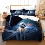 Star wars parure de litstar wars avec housse de couette et 2 taie doreiller 200x200cm[486]