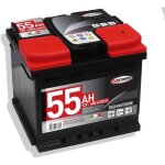 Batterie vehicule start batterie de voiture 55ah 12v 480a pôle positif droit l1 box Batterie vehicule start batterie de voiture 55ah 12v 480a pôle positif droit l1 box