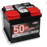 Batterie vehicule start batterie de voiture 50ah 12v 450a ple positif droit casetta l1