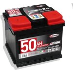 Batterie vehicule start batterie de voiture 50ah 12v 450a ple positif gauche l1b box