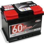 Batterie vehicule start batterie de voiture 60ah 12v 540a ple positif droit l2 box