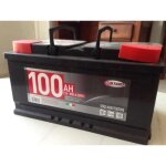 Batterie vehicule start batterie de voiture 100ah 12v 770a ple positif droit botier l5
