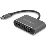 Startech. com adaptateur multiport av numrique usb - c - sorties vido vga / hdmi 4k 30 hz - gris sidral ...