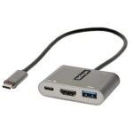 Startech. com - cdp2hduacp2 - adaptateur multiport usb - c usb - c vers hdmi 4k hub usb 3. 0 docking ...