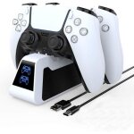 Station de charge pour manette ps5 dualsense - station de charge rapide compatible avec sony playstation ...